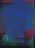 Paul Kühn, Night Walk, 1988, acrylic on canvas
