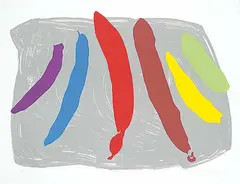 William Perehudoff, Jack's Dance #46/90, 1984, colour silkscreen on paper