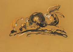 Tony Scherman, Fruit Still Life Study, 1996, pastel on paper