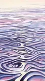 Chris Bowman, Untitled - Waves, acrylic on canvas