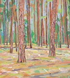 Ken Christopher, The Cathedral, Peter's Island, 1978, oil on wood board