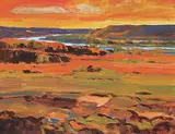 Hans Herold, Autumn, 1982, acrylic on canvas
