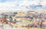 Brent R. Laycock, Untitled - Grassy Foothills