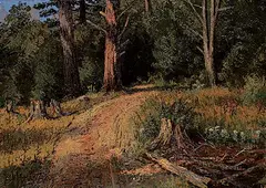 Thomas Mower Martin, Road in the Woods - Ontario, oil on canvas