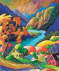 Michel Mecteau, Coup de Coeur, 2003, acrylic on canvas