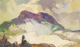 Hal Ross Perrigard, The Double Hump - Shifting Light, oil on canvas board