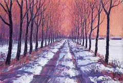 Stan Phelps, View South of Botrell, 2021, acrylic on canvas