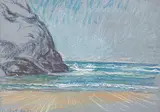 Joseph Francis Plaskett, Untitled - Beachrock by the Shore
