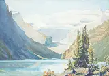 L. Louise by Margaret Shelton, 1976, watercolour on paper, sold Nov 2022