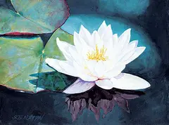 Carl Schlademan, Reflection, acrylic on canvas