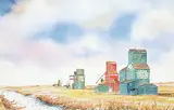 Peter J. Thompson, Untitled - Standard Alberta, watercolour on paper