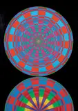 Greg Harland Arnold, Untitled - Kaleidoscope, 1964, acrylic on wood board
