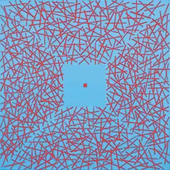 Karen Brown, Vibrations #6, acrylic on canvas