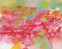 George Bruce Head, Flashback, 1999, acrylic on paper