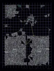 Risaburō Kimura, Untitled - City, 1974, colour silkscreen on paper