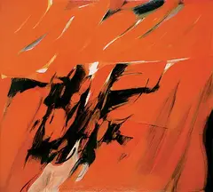 George Mihalcheon, Transverse #12, 1967, acrylic on canvas