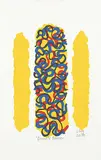 Katie von der Ohe, Doodle Tower, 2018, colour silkscreen on paper