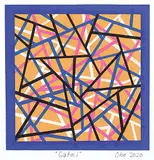 Katie von der Ohe, Gate I, 2020, colour silkscreen on paper