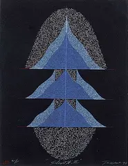 Tony Tascona, Silent Nite #A/P, 1995, colour silkscreen on paper