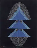 Tony Tascona, Silent Nite #A/P, 1995, colour silkscreen on paper