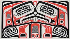 Walter Harris, Untitled - West Coast Figures, colour silkscreen on paper