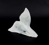 Esa Kripanik, Untitled - Whale Tail, light grey stone carving