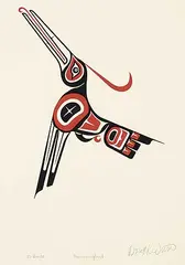Douglas LaFortune, Hummingbird #271/600, 1979, colour silkscreen on paper
