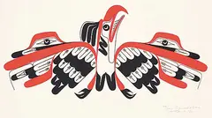 Arthur Ivan Thompson, Thunderbird #138/200, 1980, colour silkscreen on paper