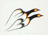 Clemence Wescoupe, Migration #230/500, 1970, colour silkscreen on paper