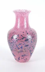Robert D.M. Held, Untitled - Pink and Blue Vase, glass