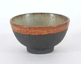 Luke Orton Lindoe, Untitled - Small Black and Brown Bowl