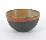 Luke Orton Lindoe, Untitled - Black and Brown Bowl
