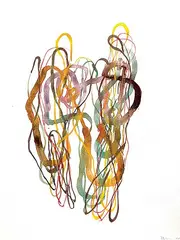 Dagmar Dahle, Untitled, 2014, gouache on paper