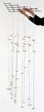 Catherine Ross, Study in White, 2021, ceramic and steel wire sculpture