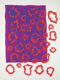 Anthony Benjamin, Untitled - Leopard Abstraction #25/26, 1968, colour silkscreen on paper