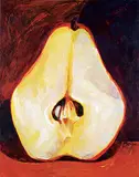 Noni Boyle, Untitled - Pear, acrylic on canvas