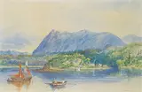William Nicoll Cresswell, Returning Home After Sail, 1878, watercolour on paper