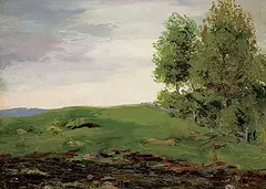 Oscar Daniel de Lall, Laurentian Landscape, oil on canvas