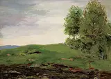 Oscar Daniel de Lall, Laurentian Landscape, oil on canvas