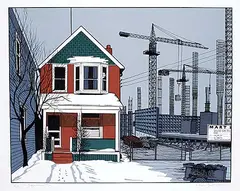 Bill Featherston, Kippendavie #5/50, 1974, colour silkscreen on paper