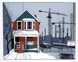 Bill Featherston, Kippendavie #5/50, 1974, colour silkscreen on paper