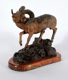 Ben France, On Ptarmigan Mt. #7/60, 1982, bronze sculpture