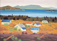 Colin D. Graham, Mid Saanich, 1995, oil on canvas