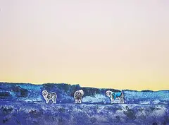 Alexandra Haeseker, Below Zero #6/28, 1982, colour lithograph on paper