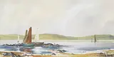 Tom Kerr, Untitled - Strategy for the Race, watercolour on paper