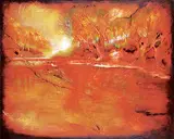 Darlene Lobos, River Memory II, 2003, oil on canvas