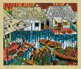 Mashud Mansyur, Trading Forest Commodity, colour relief print on paper
