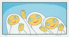 . ManWoman, Sister of Mercy #20/49, colour silkscreen on paper