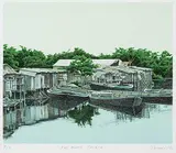 Ken Pattern, Kali Muara - Jakarta #8/70, 1995, colour lithograph on paper