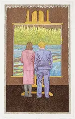 Luther Pokrant, Looking at a Godwin #9/30, 1983, colour etching on paper